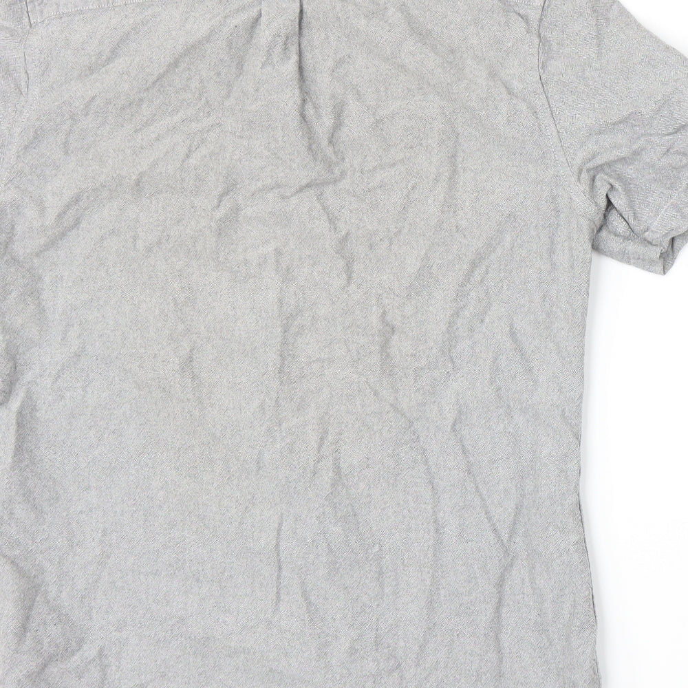 ASOS Mens Grey Button-Up Size M