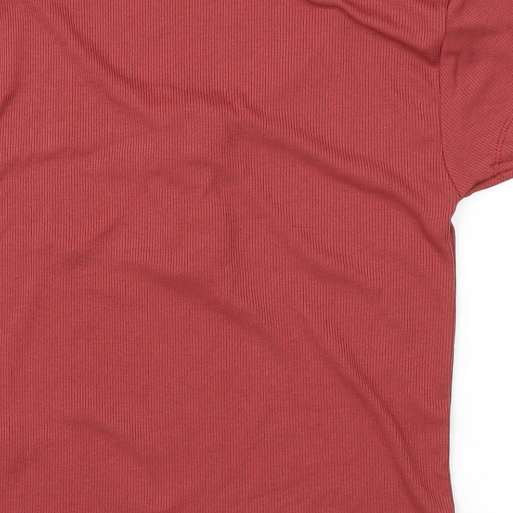 Primark Womens Red Basic T-Shirt Size 2XS