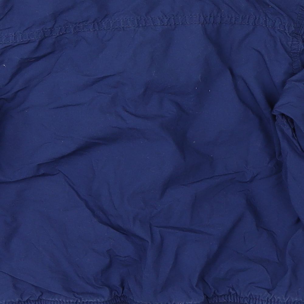 L.O.G.G Boys Blue Animal Print Bomber Jacket Jacket Size 4-5 Years