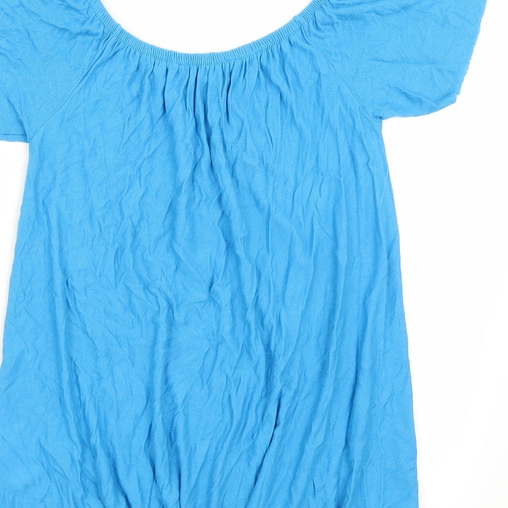 Primark Womens Blue Basic T-Shirt Size 4