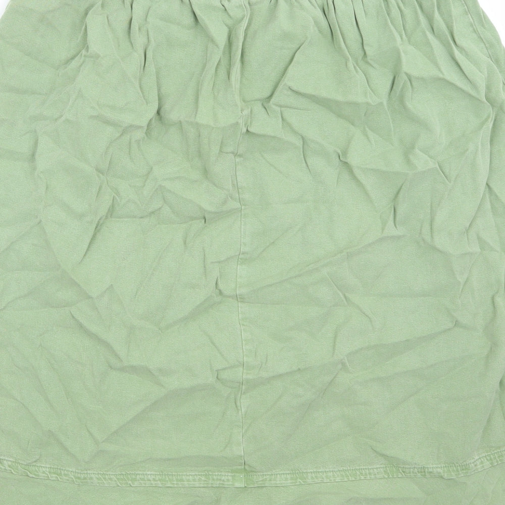 Orvis Womens Green   A-Line Skirt Size XL