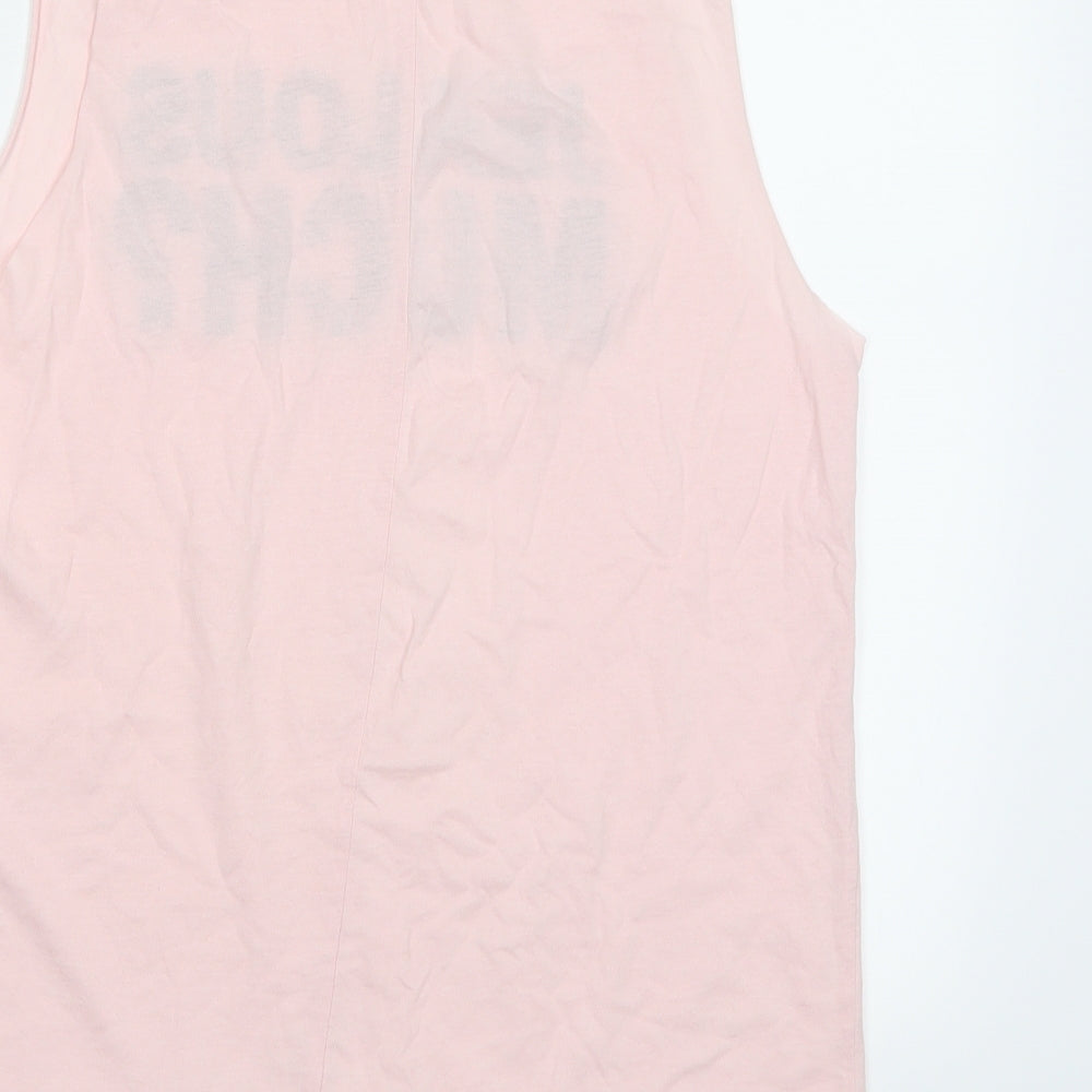 Divided by H&M Womens Pink Basic Tank Size S