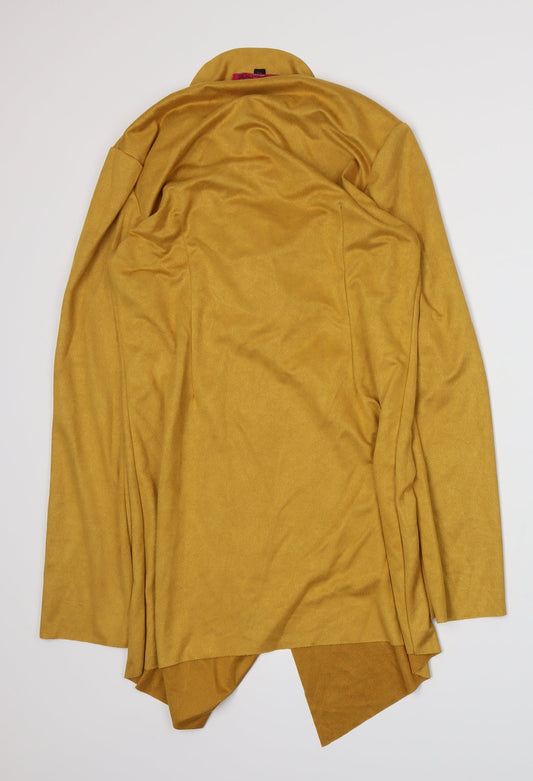 Boohoo Womens Yellow Jacket Size M