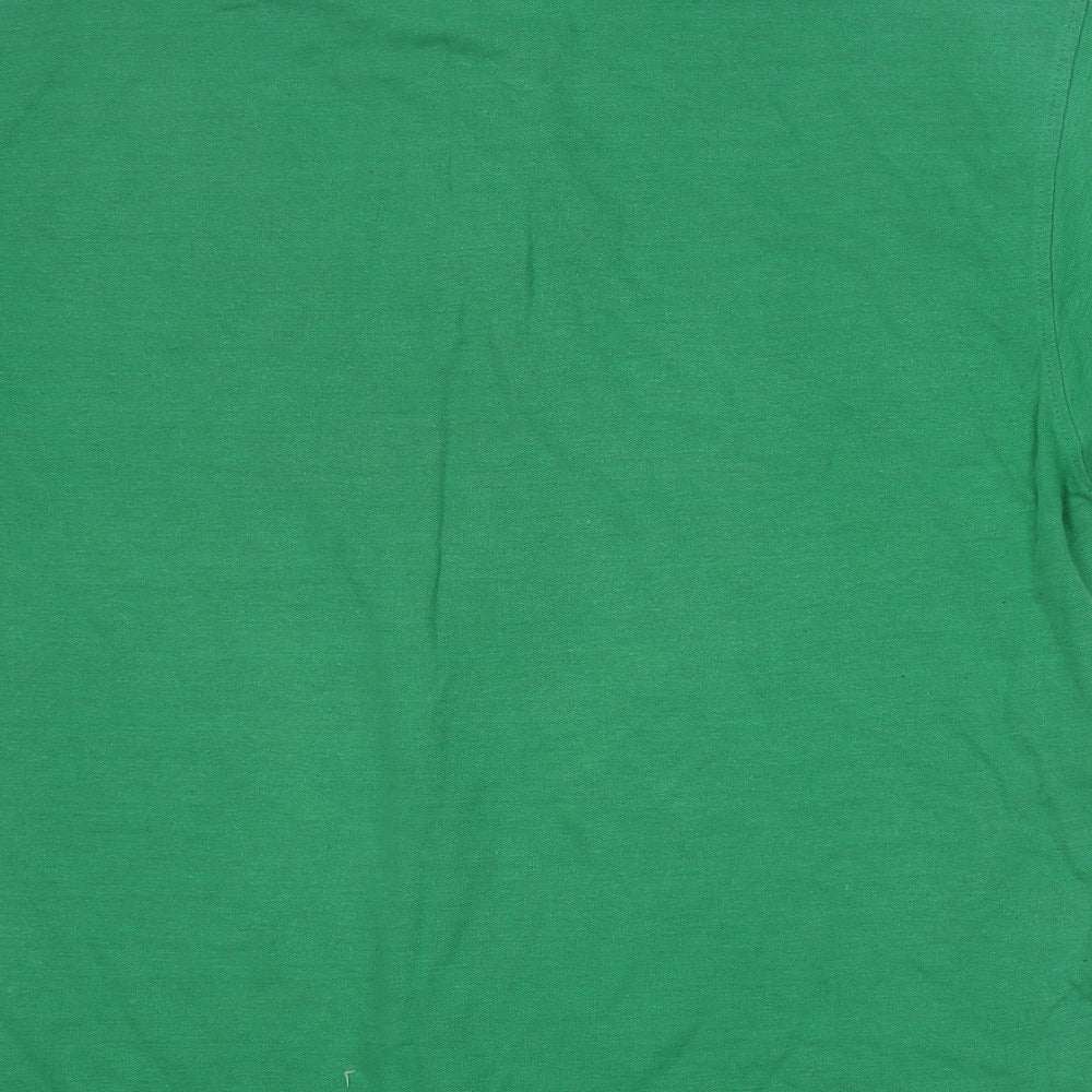Nathan Jones Mens Green Polo Size L