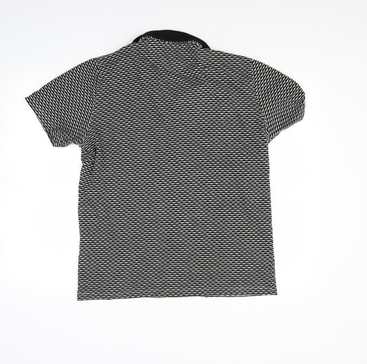 Easy Mens Grey Polo Size M