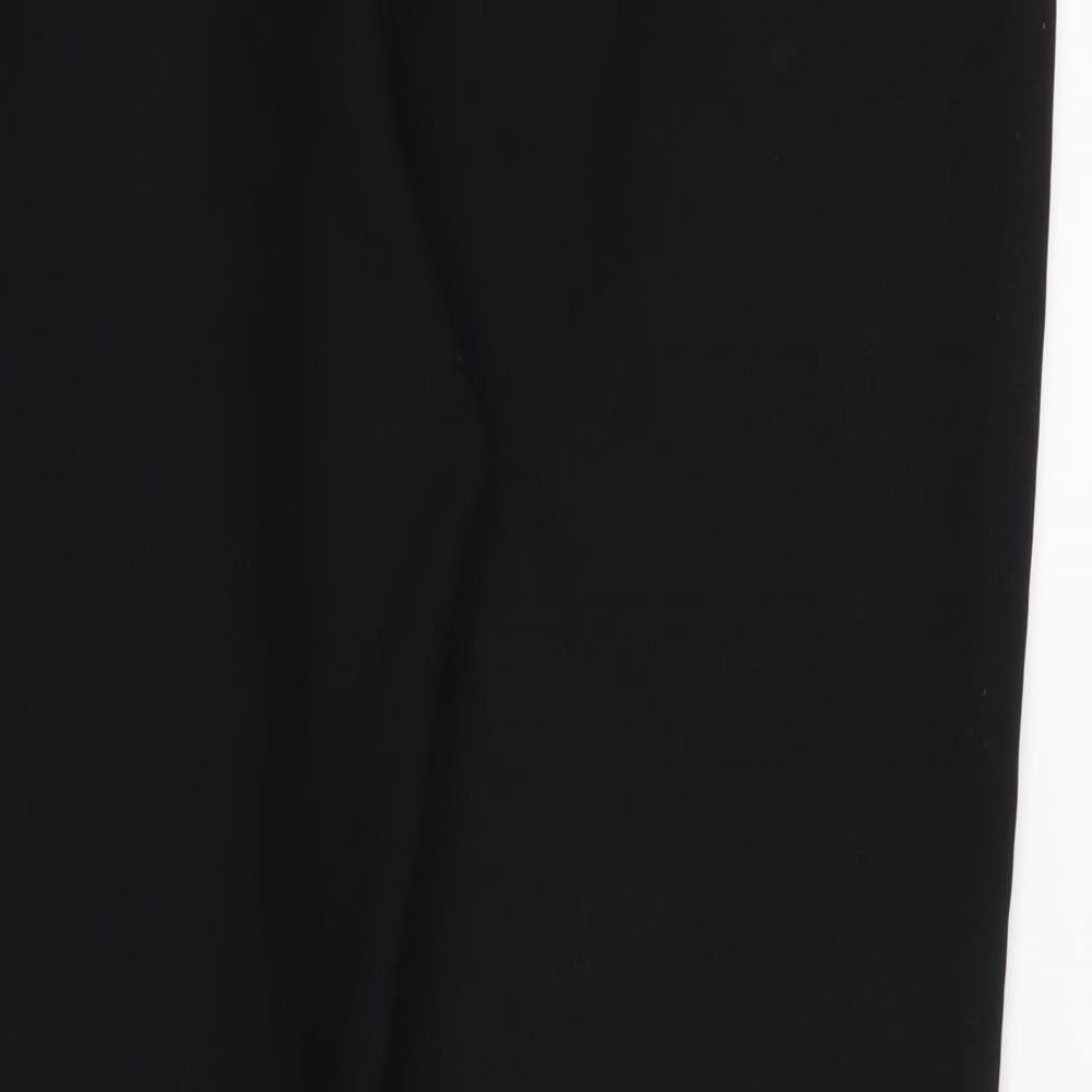 F&F Womens Black Trousers Size 12 L28 in