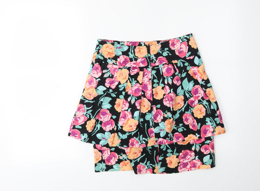 New Look Womens Black Floral  Straight & Pencil Set Size 10