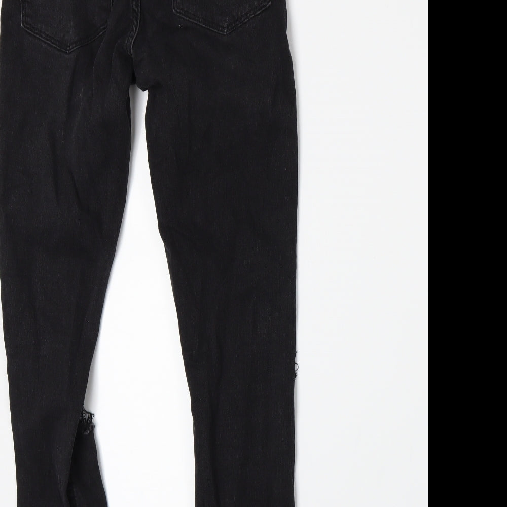 Primark Womens Grey Denim Skinny Jeans Size 8 L27 in