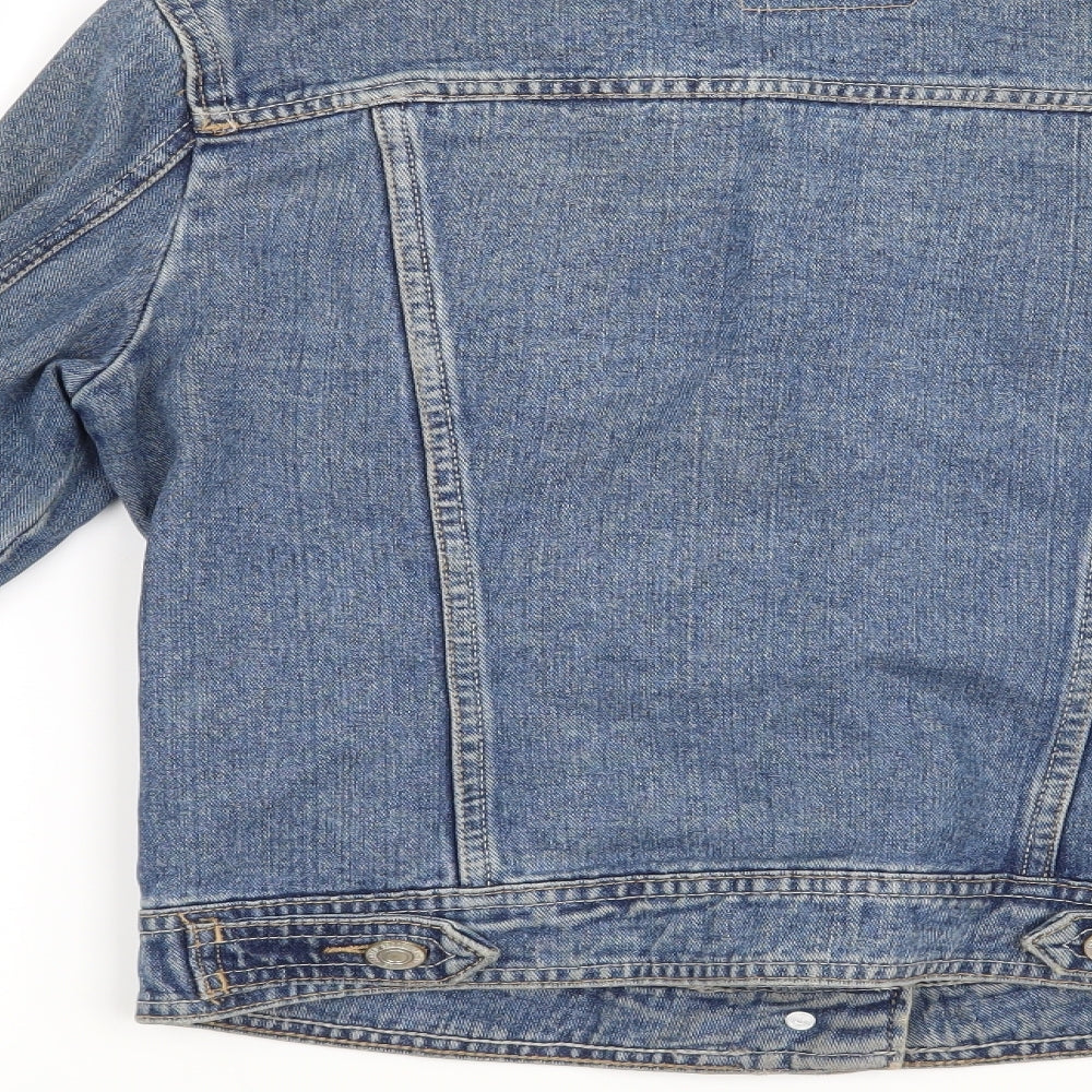 Denim co Womens Blue Jacket Size 8