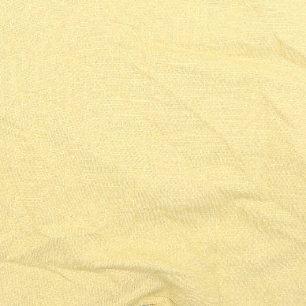 Nightingales Womens Yellow Jacket Blazer Size 14