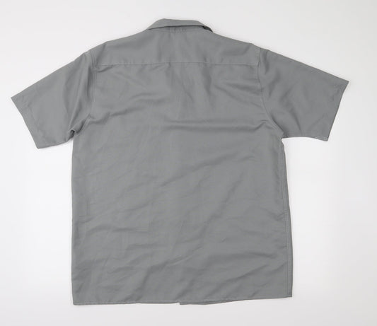 Armando Mens Grey    Button-Up Size L