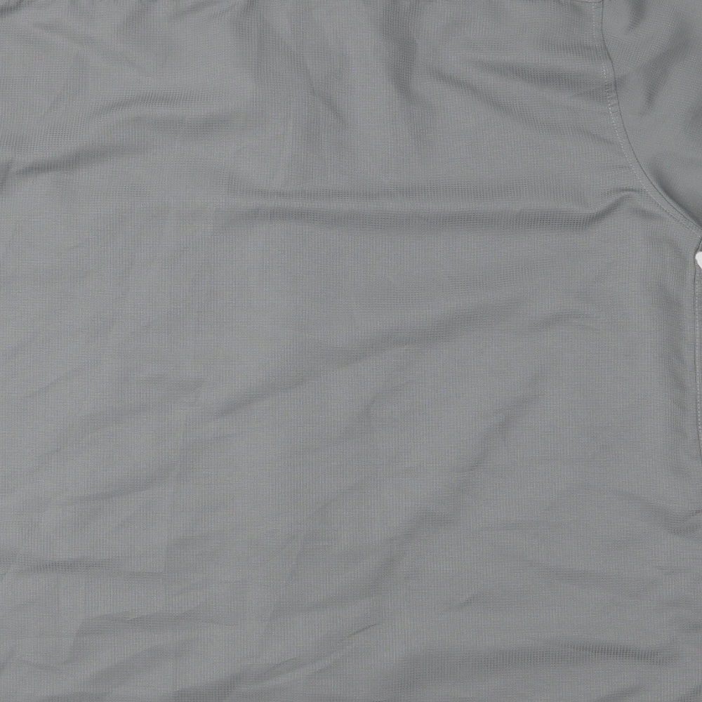 Armando Mens Grey Button-Up Size L