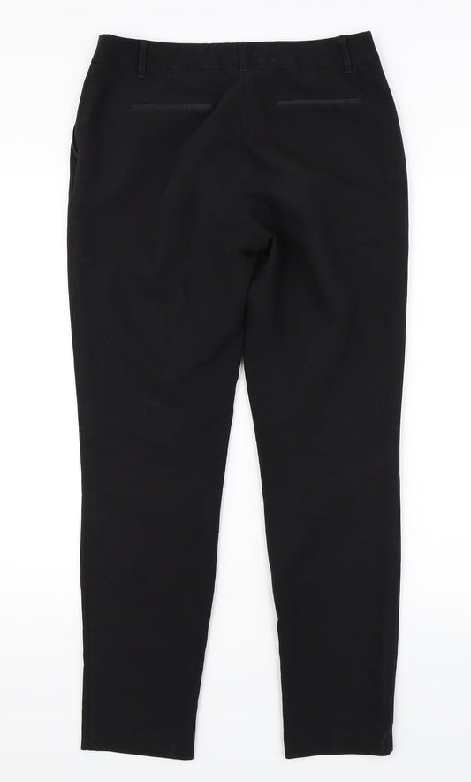 NEXT Womens Black Trousers Size 8 L27 in