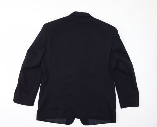 Mens UK Size 42 BHS Regular Blue Suit Jacket