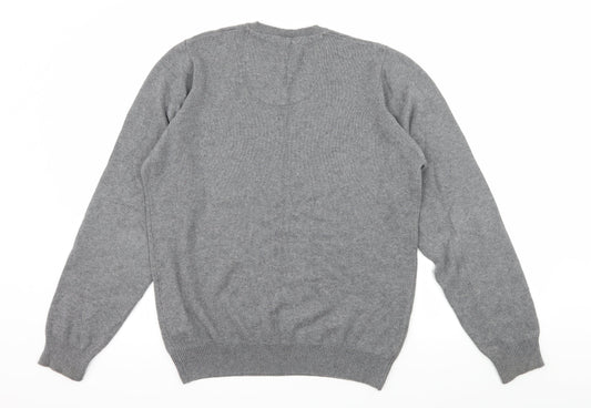 Marks and Spencer Mens Green Knit Pullover Jumper Size S