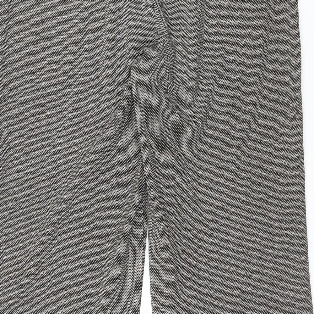 Womens UK Size 32 Marks and Spencer Regular Fit Brown Trousers
