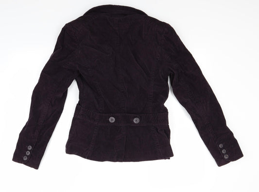 H&M Womens Purple Jacket Coat Size 10