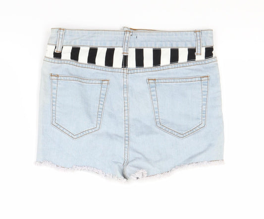 Womens UK Size 8 Preworn Regular Fit Cut-Off Shorts
