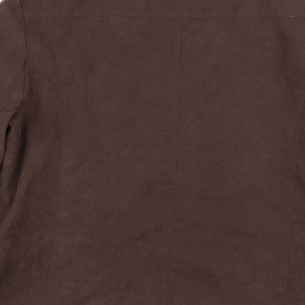Klass Womens Brown Jacket Coat Size 18