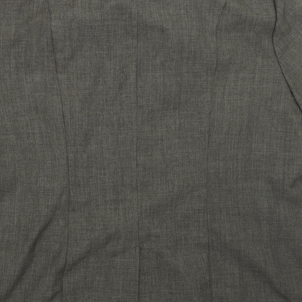 Womens UK Size 20 essence Grey Basic Button-Up