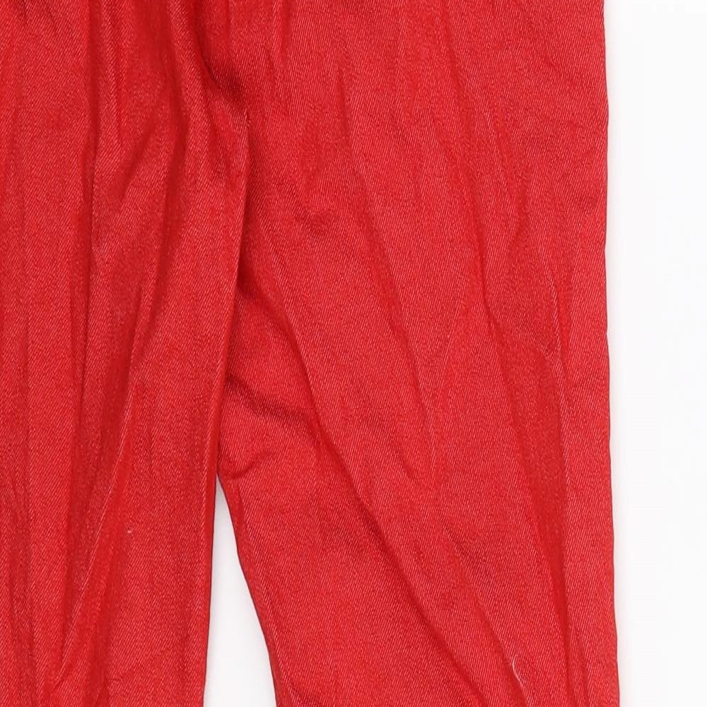 Only Womens Red Denim Skinny Jeans Size 12 L27 in