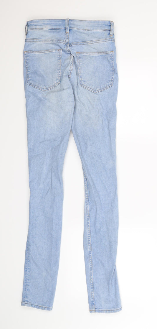 Womens UK Size 4 Divided Extra-Slim Fit Jegging Blue Jeans