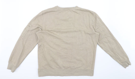 Brave Soul Mens Brown Pullover Jumper Size XL