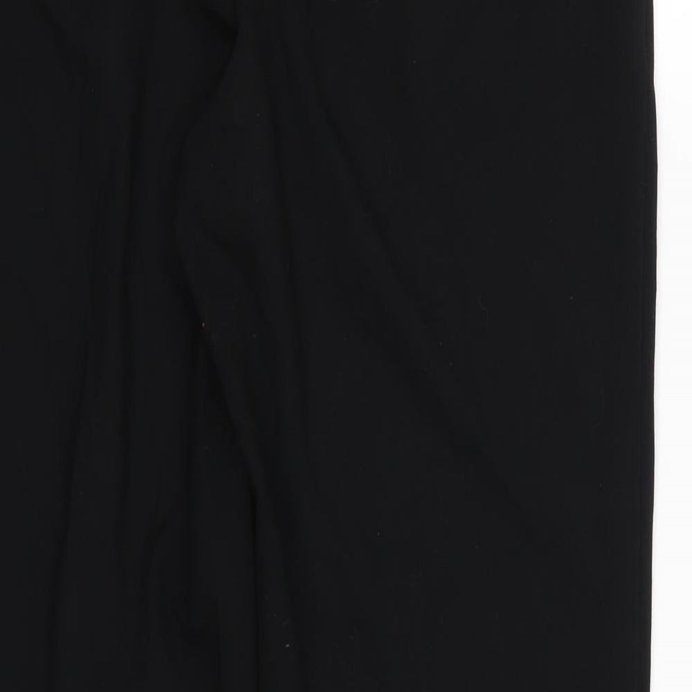 Womens UK Size 14 Marks and Spencer Regular Fit Black Trousers