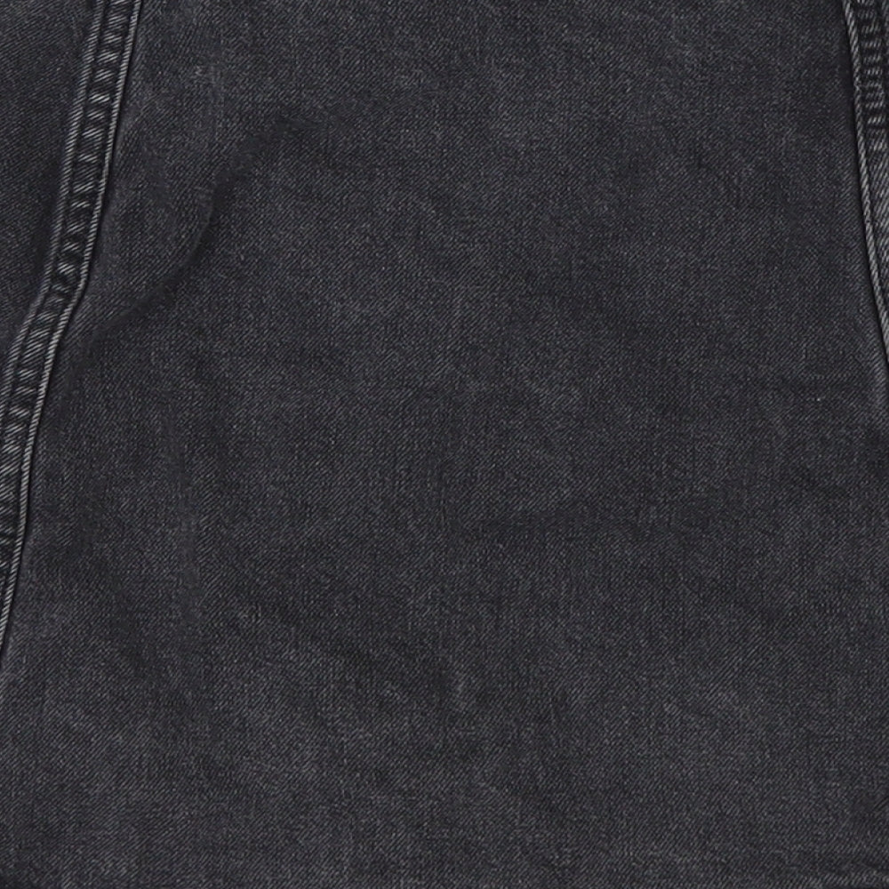 Womens UK Size 30 Topshop A-Line Denim Skirt