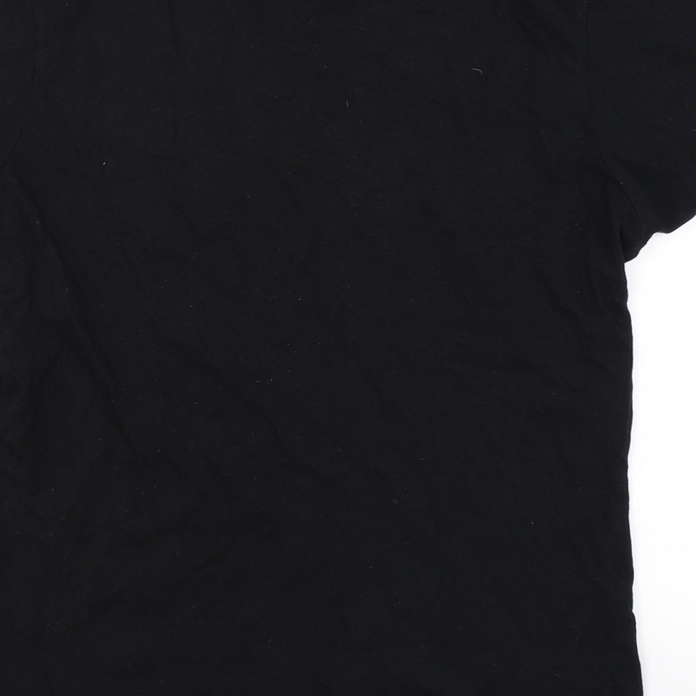 Preworn Mens Black T-Shirt Size S