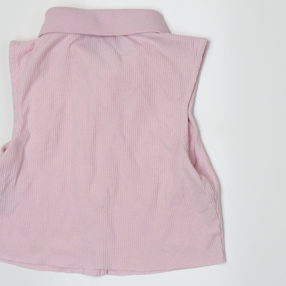 Primark Womens Pink Basic Button-Up Size 6
