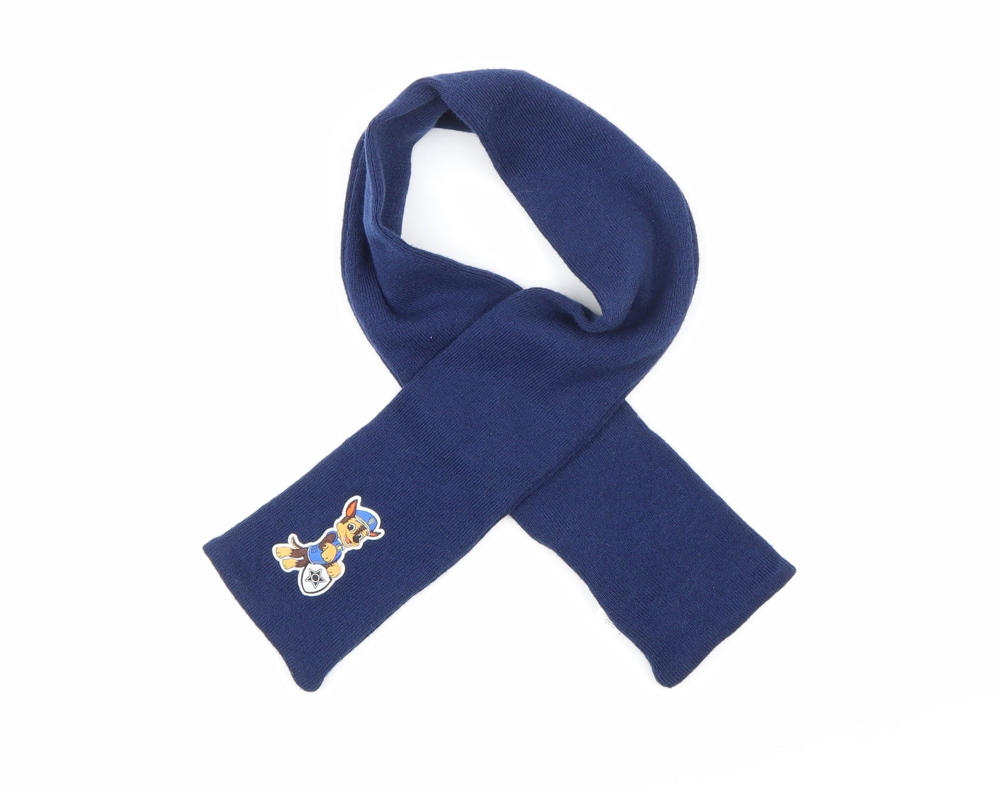 Nickelodeon Boys Blue Knit Rectangle Scarf Scarf One Size