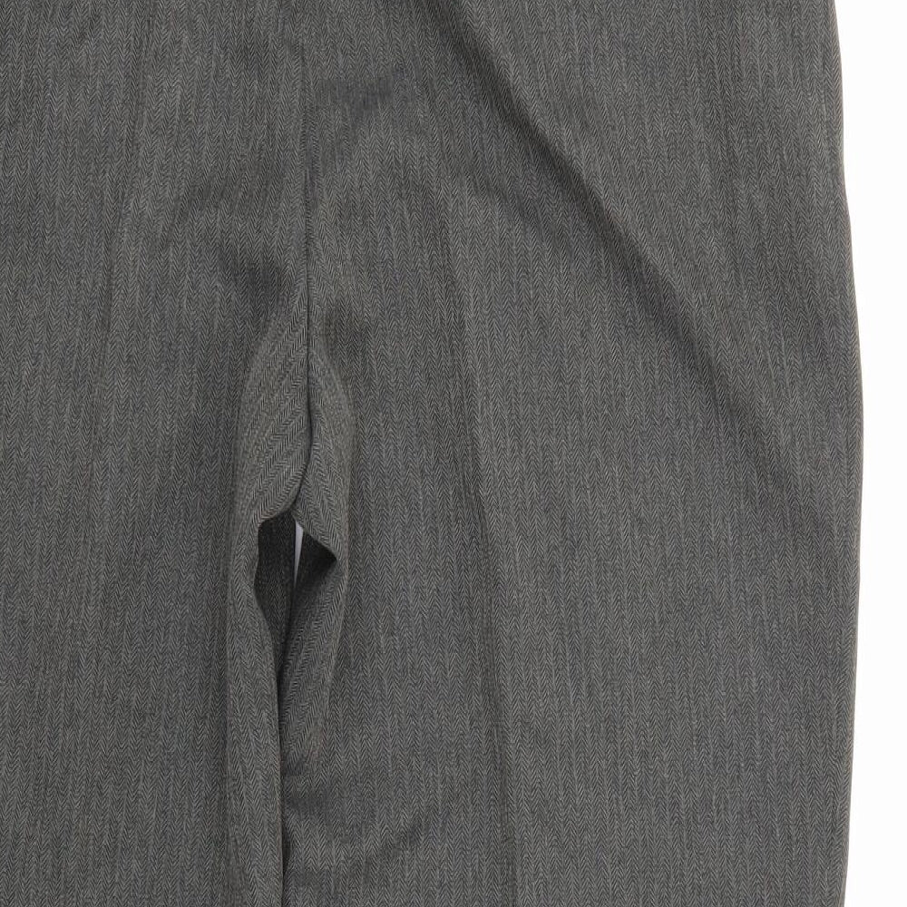 Womens UK Size 14 Marks and Spencer Regular Fit Grey Trousers