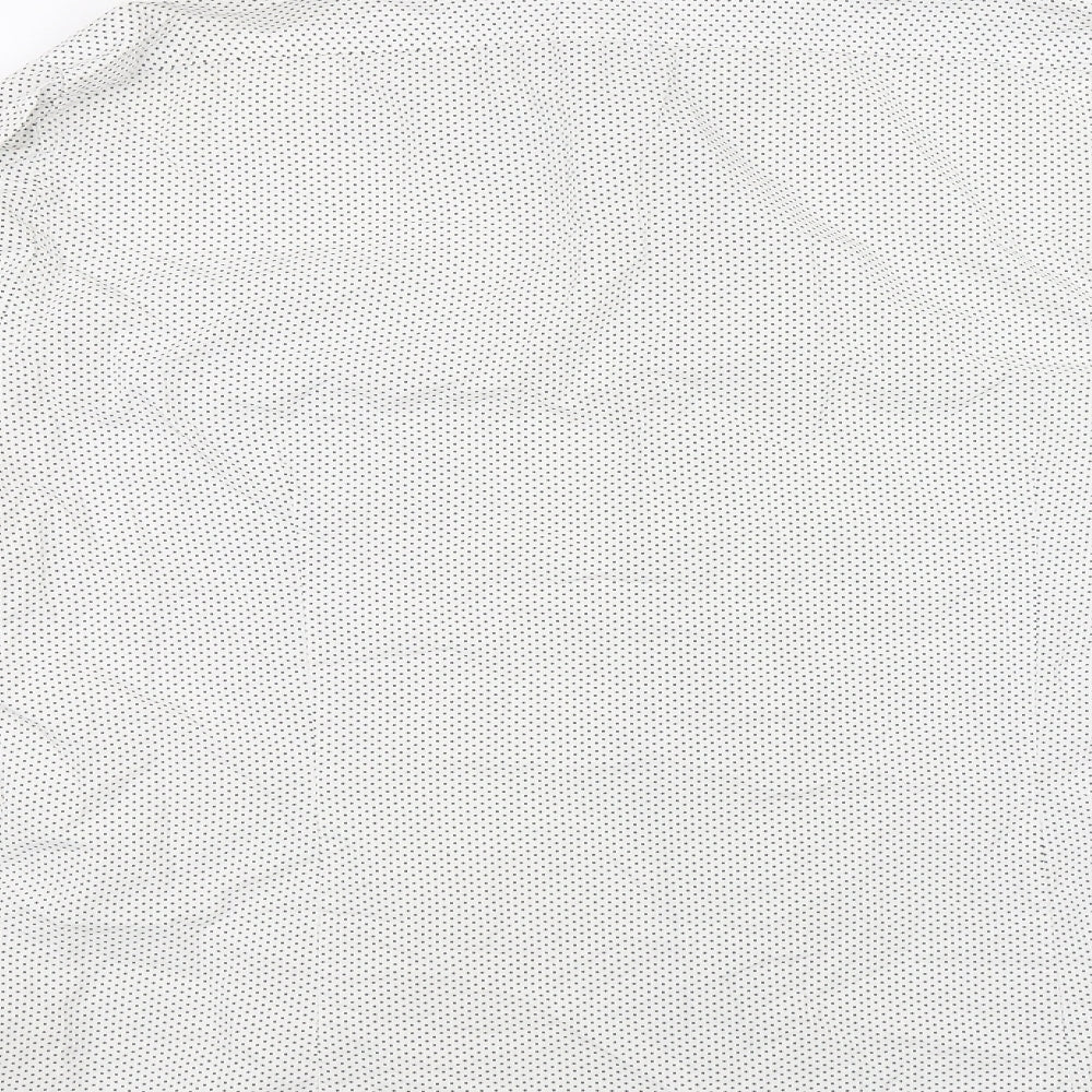 Womens UK Size L Preworn Ivory Basic Button-Up