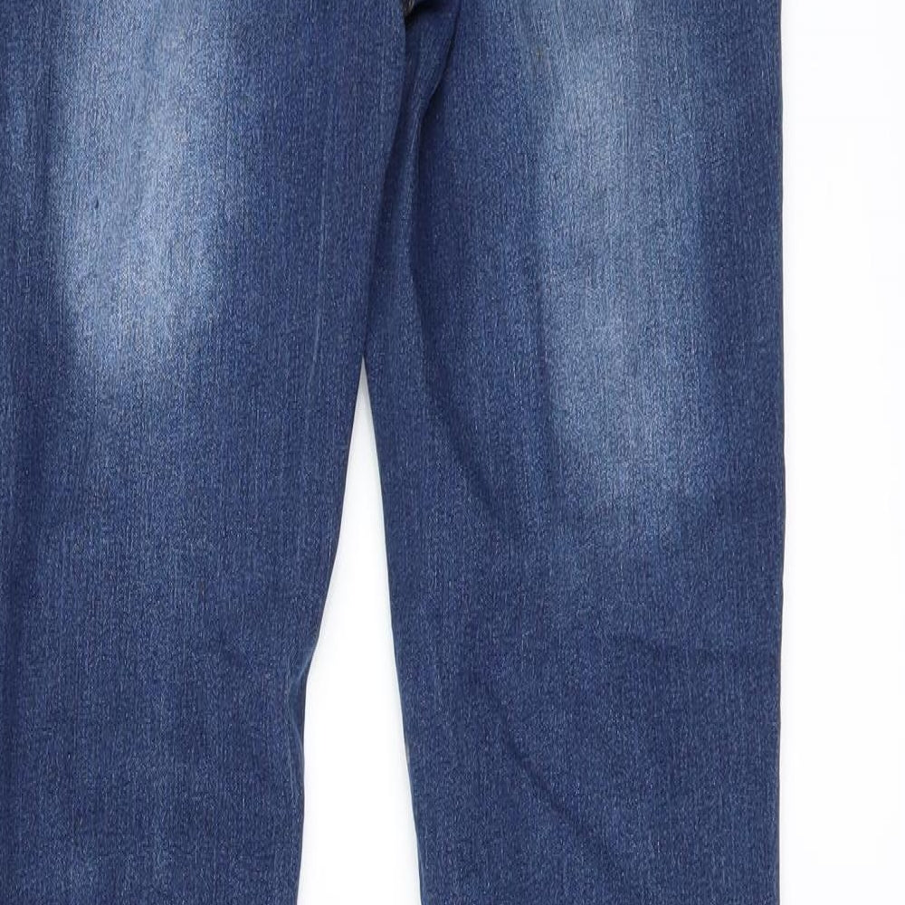 Denim & Co. Womens Blue Denim Skinny Jeans Size 8 L29 in