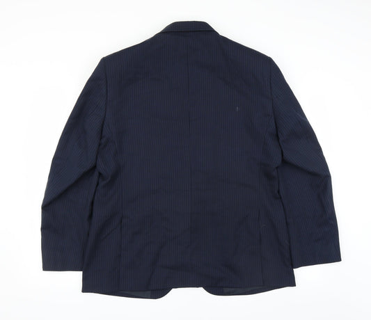 Mens UK Size 42 Marks and Spencer Regular Blue Suit Jacket