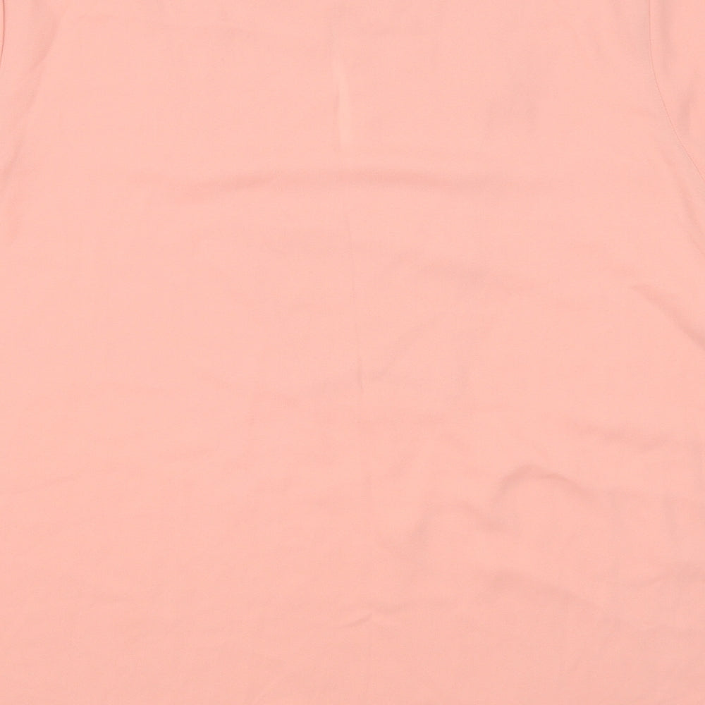 Womens UK Size 20 Marks and Spencer Pink Basic T-Shirt
