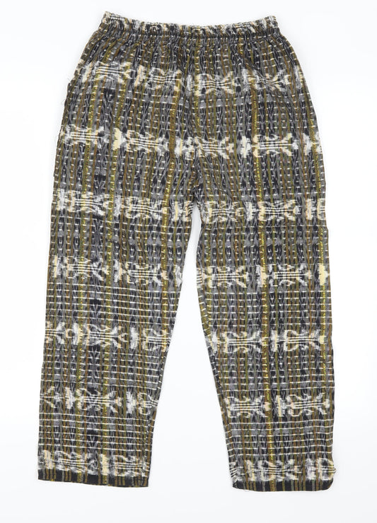 Womens UK Size 25 in Preworn Regular Fit Gold Trousers