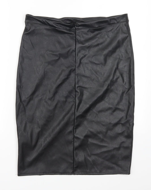 New Look Womens Black   Straight & Pencil Skirt Size 12