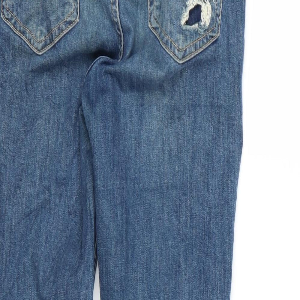 Topshop Womens Blue Denim Skinny Jeans L26 in