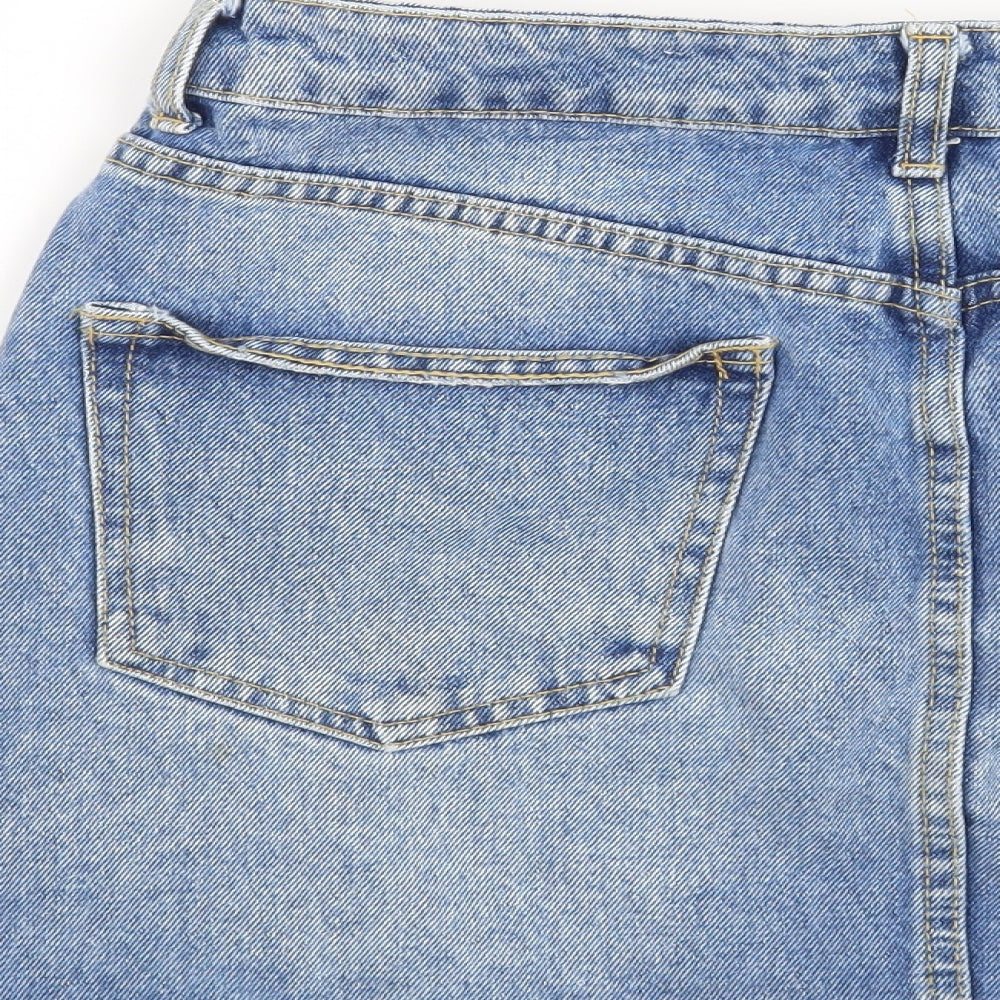 Bershka Womens Blue Maxi Skirt Size 10