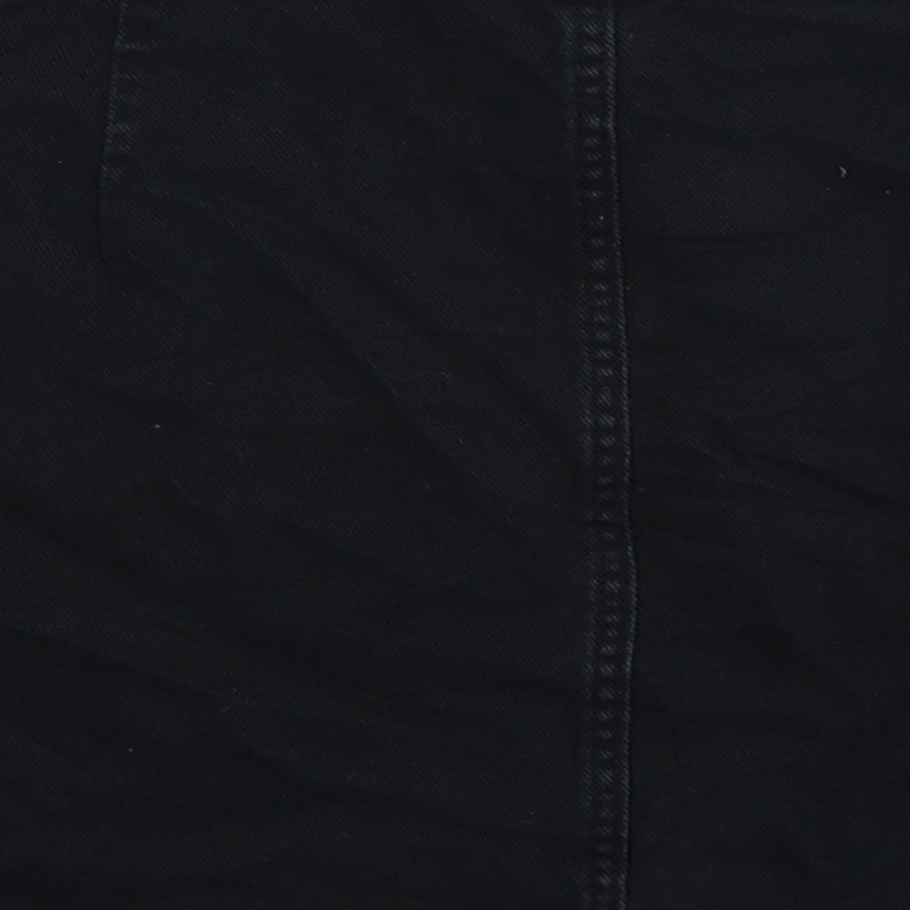 Divided Womens Blue Denim A-Line Skirt Size 8