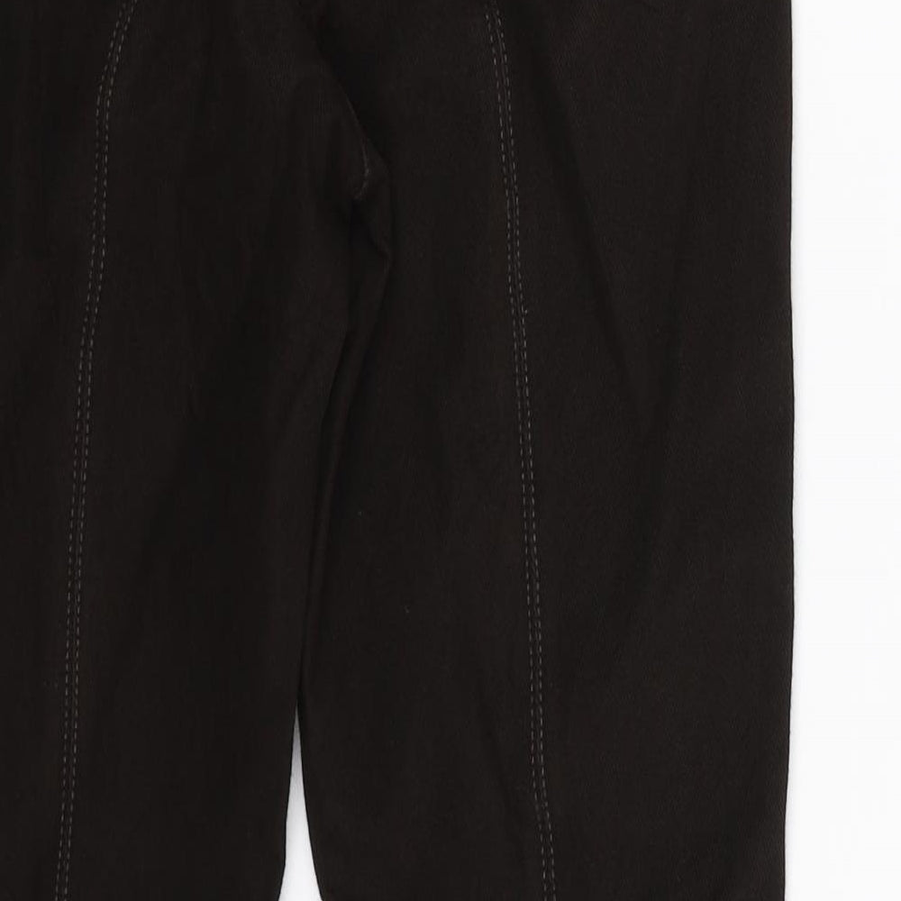 Womens UK Size 8 Cambio Extra-Slim Fit Skinny Black Jeans