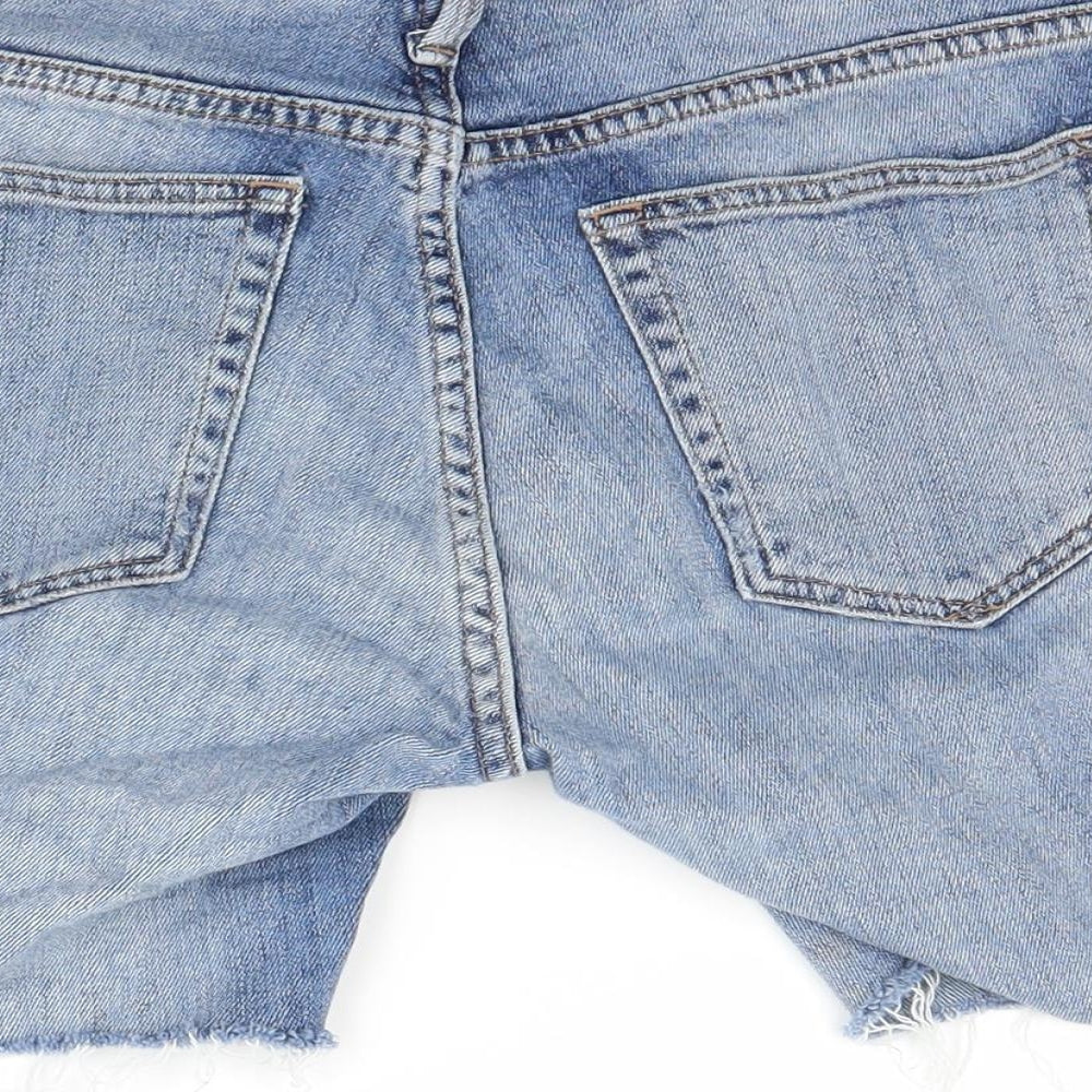 Gap Womens Blue Denim Cut-Off Shorts Size 8