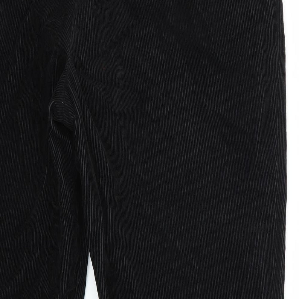 Womens UK Size 40 Marks and Spencer Regular Fit Black Trousers