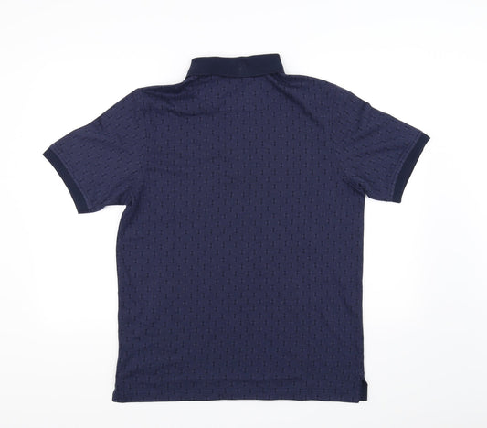 J4 Mens Blue Polo Size M