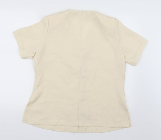 Daxon Womens Beige Jacket Blazer Size 18