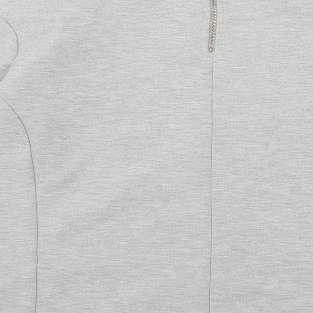 TU Womens Grey Jersey Full Zip Sweatshirt Size 16