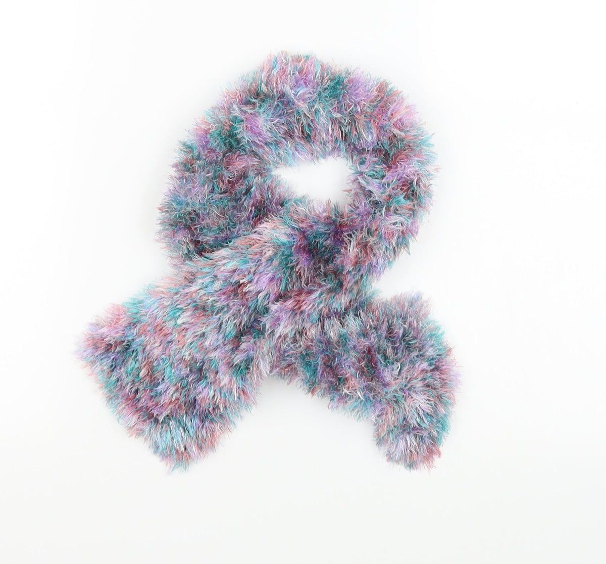 Preworn Womens Multicoloured Knit Scarf