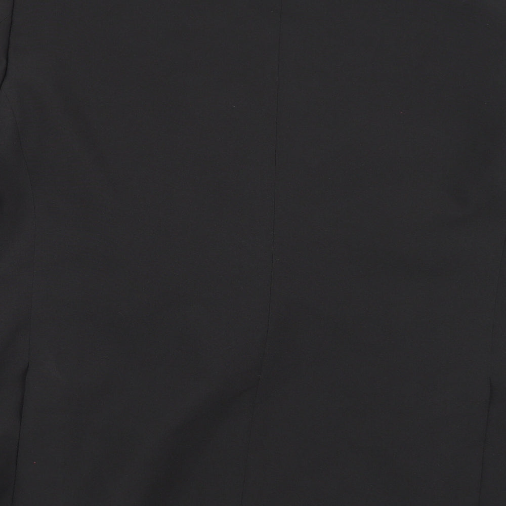 Mens UK Size 46 Charlton Gray Regular Black Suit Jacket